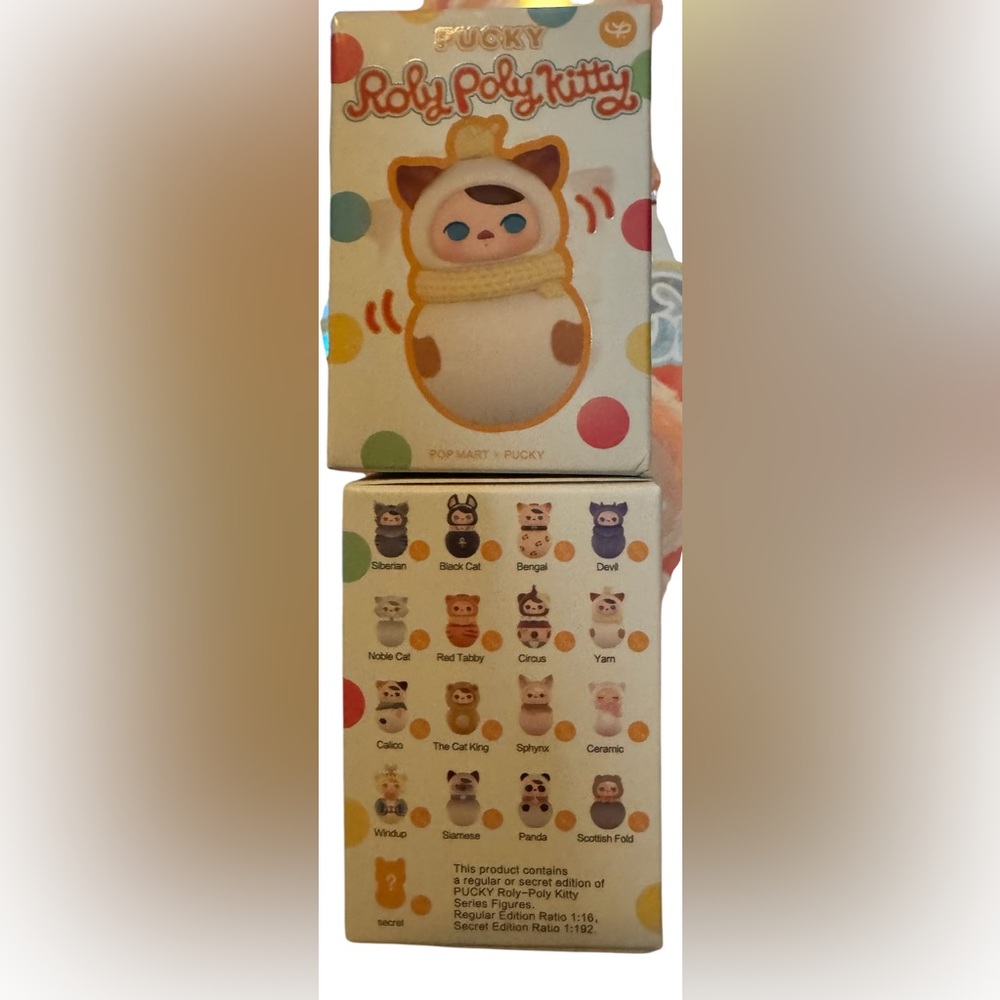 Pop Mart Pucky Roly Poly Kitty Blind Box